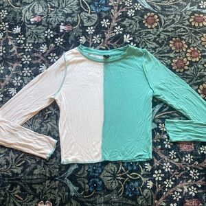 split dye wild fable crop top